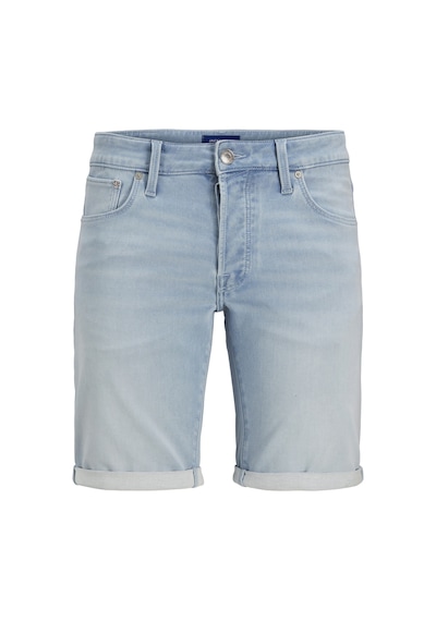 Jack & Jones Jack Jones Erkek Likralı Kot Şort 12269609 Mavi