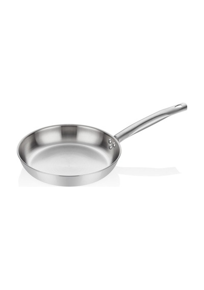 Mm Çelik Kızartma Tavası 32 Cm Gri