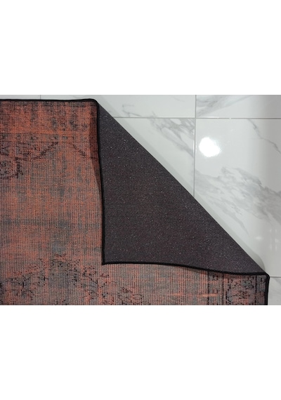 Eskitme Madalyon Desenli Kiremit Ve Antrasit Vintage Halı - 14924ou Kiremit Kırmızısı Ve Koyu Antrasi Eskitme Madalyon Desenli Kiremit Ve Antrasit Vintage Halı - 14924ou Kiremit Kırmızısı Ve Koyu Antrasi