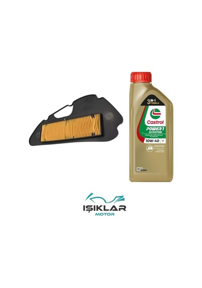Rks Freccia 125 Castrol Yağ Ve Hava Filtre Bakım Seti Bs0024