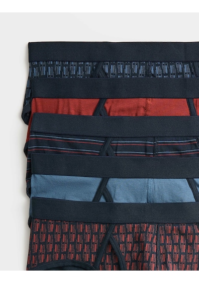 Marks & Spencer 5'li Desenli Brief Seti T14006812s Bordo Marks & Spencer 5'li Desenli Brief Seti T14006812s Bordo