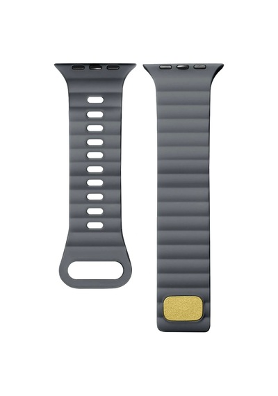 Apple Uyumlu  Watch 10 46mm Redclick Krd-73 Şeritli Ultra Hafif Silikon Kordon