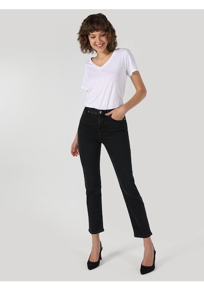 Colin's 703 Carla Slim Fit Normal Bel Düz Paça Kadın Pantolon CL1064386_Q1.V1_DN05444