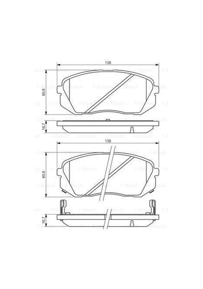 Hyundai İx35 Ön Fren Balatası 1.6 Gdı 135 Beygir 2010-2015 Bosch