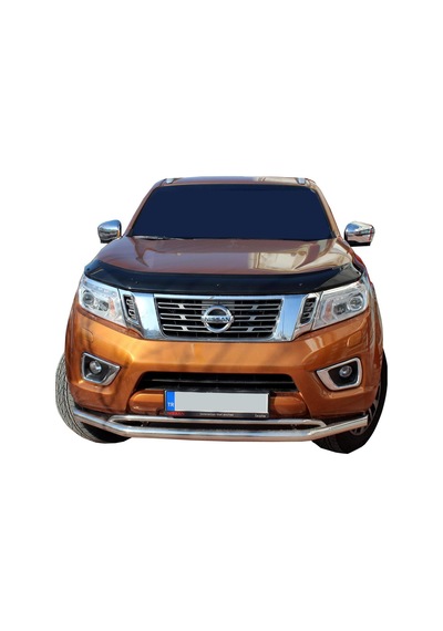Nissan Navara Ön Krom Koruma Bıyık Paslanmaz Çelik