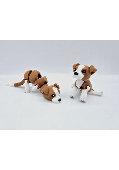 3d Baskı Pla Hareketli Köpek Anahtarlık Hafif, Dayanıklı
