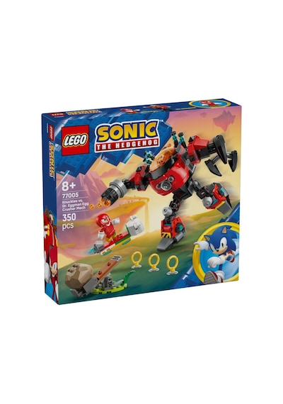 Lego Sonic The Hedgehog 77005 Knuckles Vs. Dr. Eggman Egg Crusher Mech