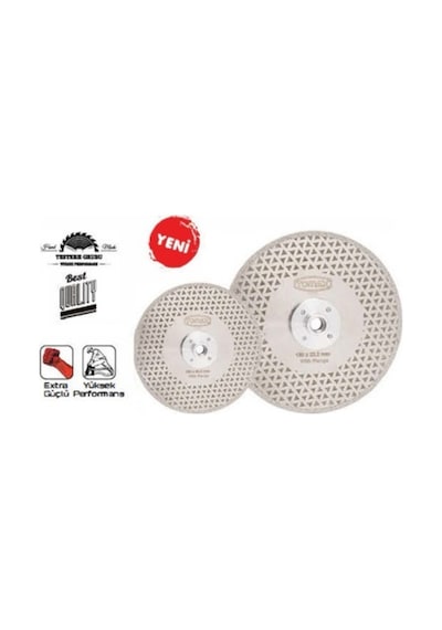 Tomax Elmas Kesici Elektrolize Flanşlı 180 Mm