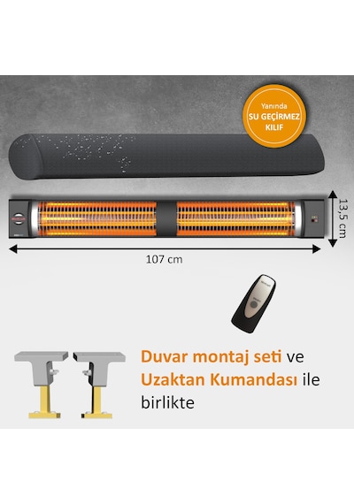 MirKraft Square 2800 W Infrared Isıtıcı