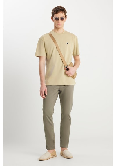 Wrangler Relaxed Fit Small Logo Yeşil Erkek Kısa Kol T-shirt Yeşil