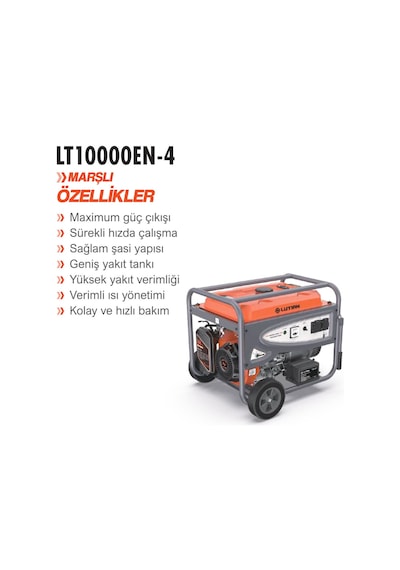 Lutıan Lt10000en-4 Marşlı Benzinli Jeneratör 18.0hp 8.3kw