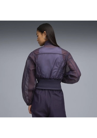 Puma Dare To Oversized Woven Jacket Deep Plum Mor Kadın Ceket