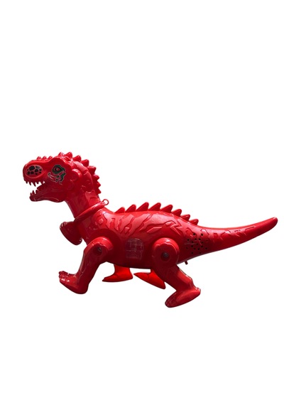 Pilli Işıklı Müzikli Dinozor Kırmızı