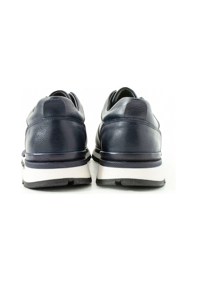King Shoes Hakiki Deri Lacivert Erkek Ayakkabı
