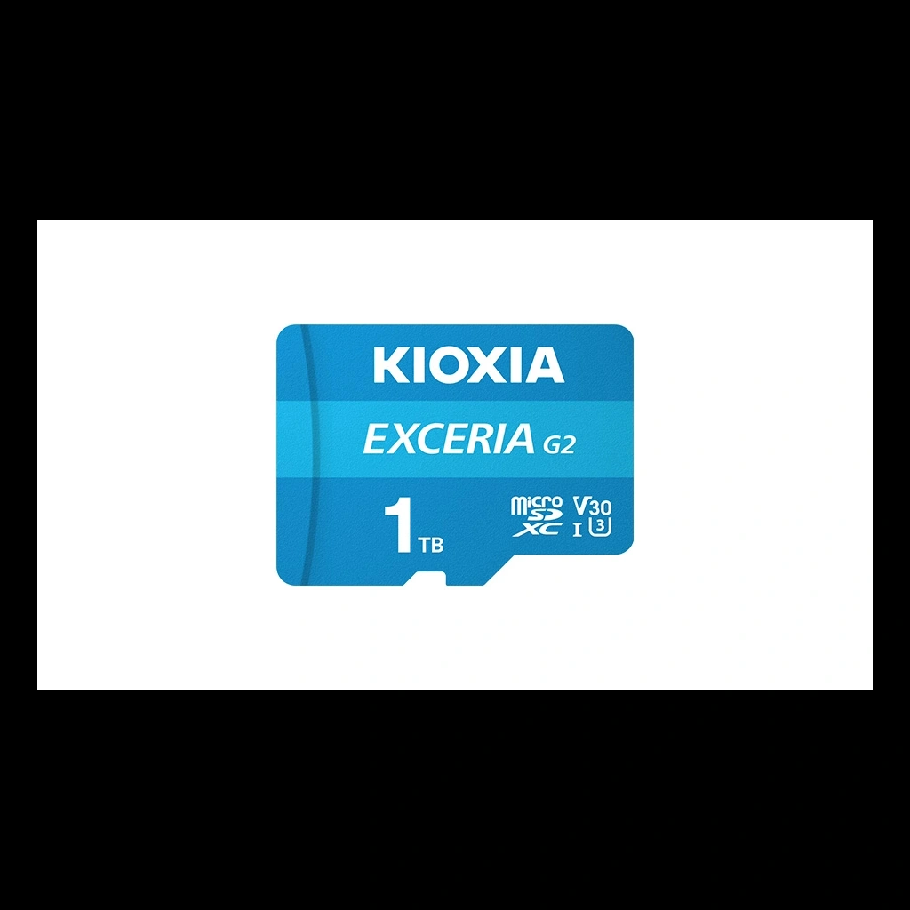 Kıoxıa 1tb Exceriag2, Lmex2l001tg2 U1 V30 4k, Cl10, 100mb/s, Microsd Kart Bellek Sd Adaptörlü