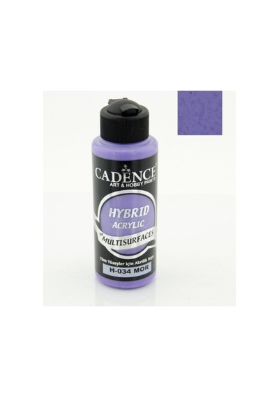 Hybrıd Akrilik Multısurfaces H-034 Mor 120ml Mor Mor