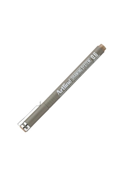 Artline Teknik Çizim Kalemi 0.6mm Pale Brown - Pastel Kahve