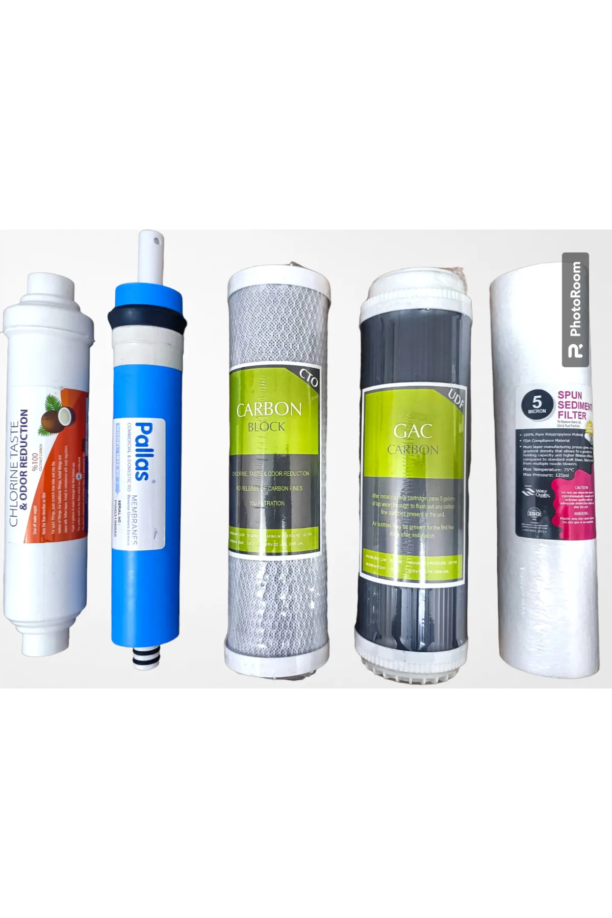 5 Aşama Açık Kasa Reverse Osmosis Su Arıtma Cihazı 5li Filtre Set Diğer