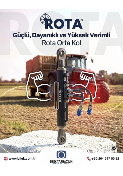 Hidrolik Orta Kol 55 Cm Dar Delik Rota