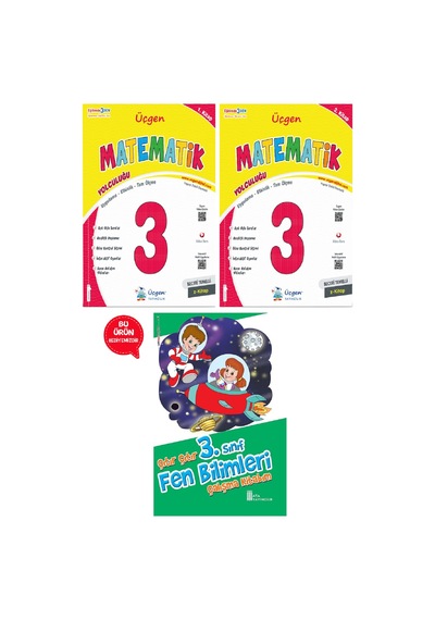 3.sınıf Beceri Temelli Matematik Yolculuğu 1. Kitap Ve 2. Kitap+ Fen Bilimleri Çalışma Kitabım