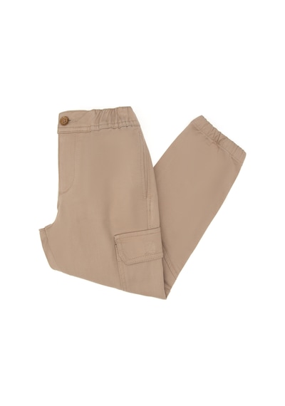 U.s. Polo Assn. Kız Çocuk Kum Pantolon Kanvas-chino 50301376-vr085 Kum