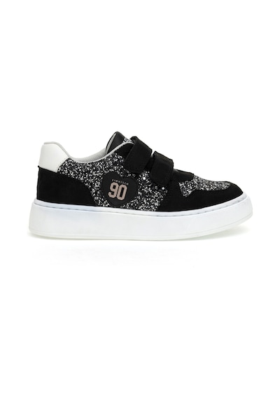 U.S. Polo Assn. Kız Çocuk Siyah Simli Sneaker Ayakkabı 50315552-VR046