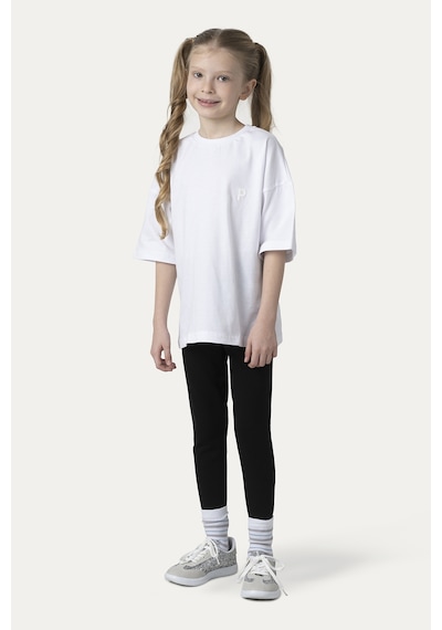 Unisex Çocuk Kısa Kollu Beyaz Tişört Çok Renkli 9931BK05001