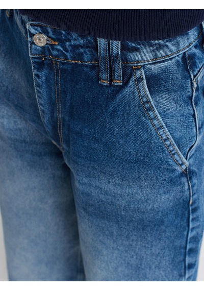 Dilvin 71756 Bol Kesim Balon Denim Pantolon Tint