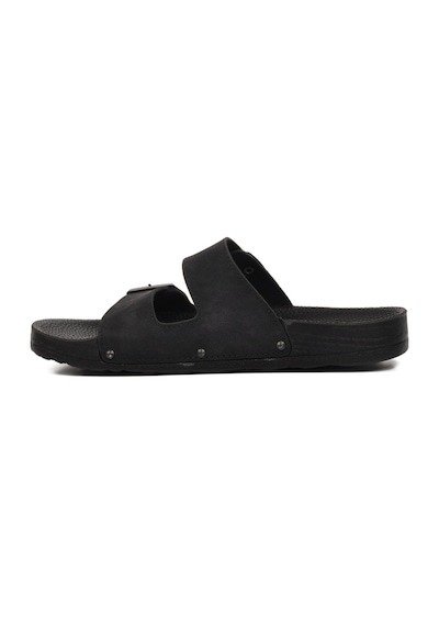 Pierre Cardin Siyah Nubuk Erkek Terlik Pc-7241 M A-siyah Siyah