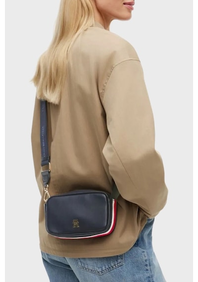 Tommy Hilfiger Logolu Çıkarılabilir Askılı Çanta Kadın Çanta Aw0aw18741 Dw6 Lacivert