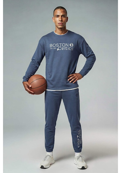 Defacto Nba Boston Celtıcs Standart Fıt Skuba Dalgıç Kumaş Jogger F6980ax26spın271 İndigo-ın271