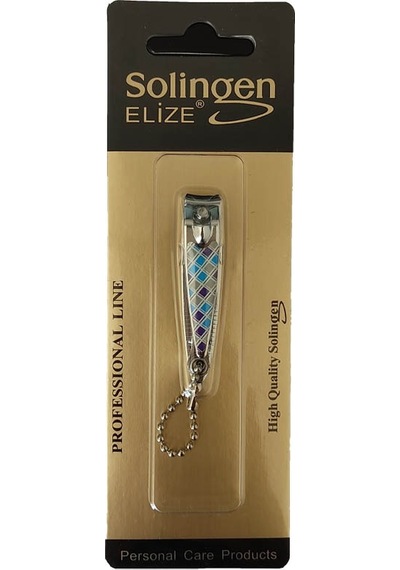 SOLİNGEN ELİZE TIRNAK MAKASI ORTA BOY DESENLİ 602 E