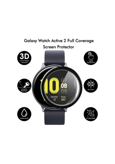 Samsung Galaxy Uyumlu Watch Active 2 40mm Ekran Koruyucu Nano Esnek Cam