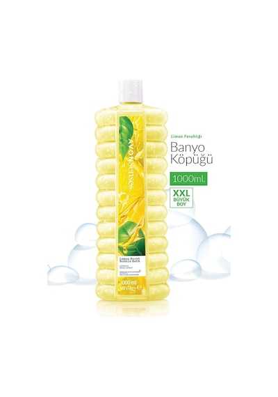 Senses Lemon Burst Limon Ve Reyhan Kokulu Banyo Köpüğü 1 Lt. Üçlü Paket Fresh