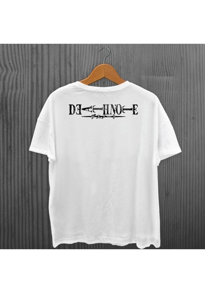 Startmore Death Note L Anime Siyah Tişört Beyaz