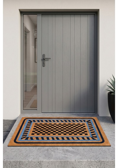 Villadia Home Textile Kapı Önü Paspası Kaymaz Taban Dekoratif Paspas Ev Giriş Antre İç Ve Dış Mekan Paspası 45x70 Cm 12ypycoco