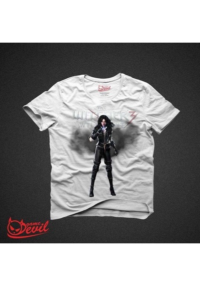 The Witcher 3 The Wild Hunt Yennefer Of Vengerberg Beyaz Tişört