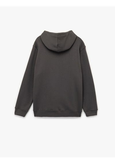 Koton Uzun Kollu Şardonlu Fermuarlı Kanguru Cepli Sweatshirt Antrasit 6wam70018mk Antrasit Koton Uzun Kollu Şardonlu Fermuarlı Kanguru Cepli Sweatshirt Antrasit 6wam70018mk Antrasit