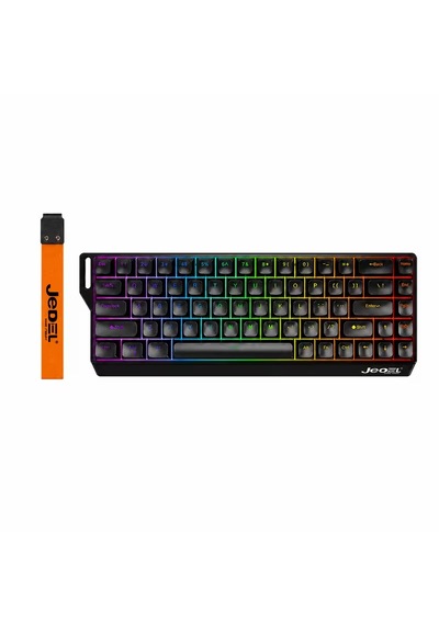 Rgb Işıklı Mini Gaming Oyuncu Klavyesi - %60 Kompakt Tasarım - Kablolu Mekanik Hisli Type-c 69 Tuşlu