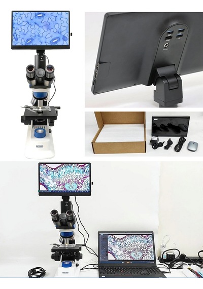 Ece Opto-edu 11.6" Lcd Ekranlı Mikroskop Kamerası 8.0mp Usb Hdmı Wi-fi Bağlantılı