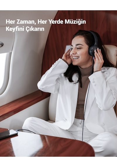 Ugreen Usb-c Jack Aux Ses Kablosu 3.5 Mm, Gümüş, 30633 -