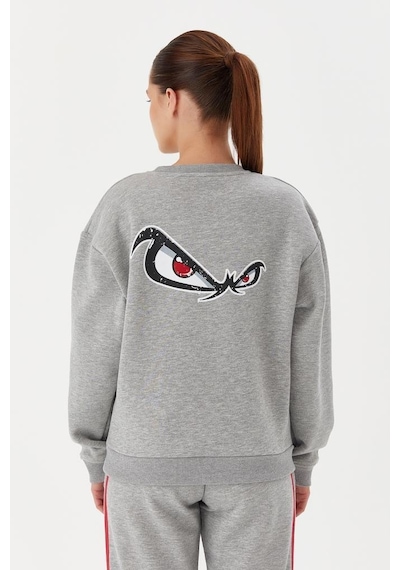No Fear Kadın Sweatshirt Gri 72466 001