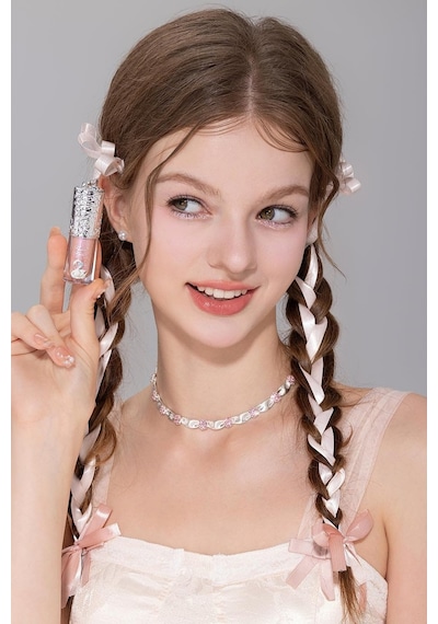 Flower Knows Swan Ballet Liquid Eyeshadow Blossom Işıltılı Göz Farı 05 Cracking Crystal 4