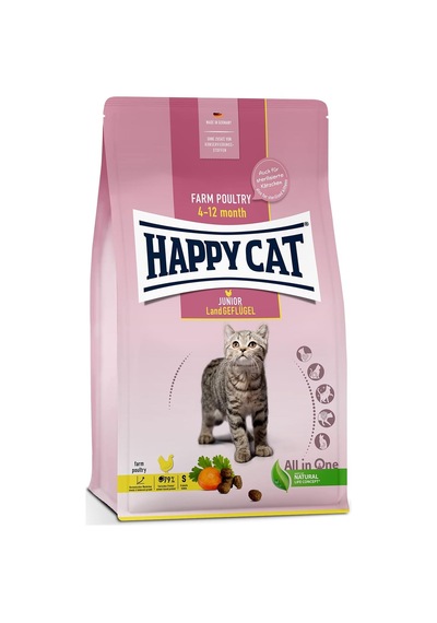 Land Geflügel Tavuklu Yavru Ve Genç Kedi Kuru Maması 4 Kg