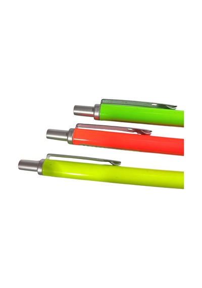Metal Versatil Kalem Neon Renkli Uçlu Kalem 0.7 - Sarı