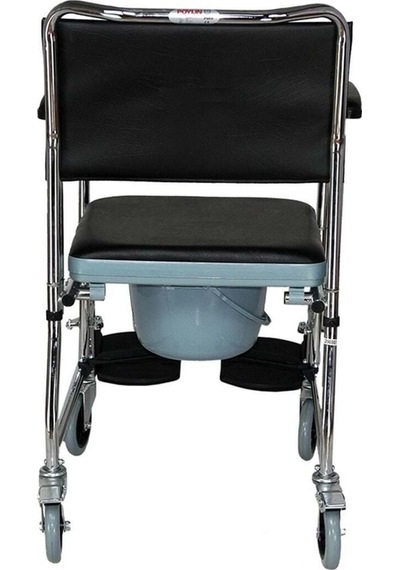 Medikaltec Tekerlekli Tuvalet Ve Banyo Sandalyesi Klozete Uyumlu Hasta Tuvaleti
