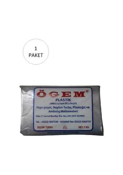 Tedar Bakkaliye Naylon Torba Üçlük 26x45 Cm 1 Kg 1 Paket Takriben 135 Adet Najmaddin