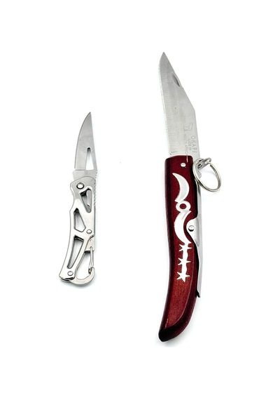 Halkalı Model 23 Cm Kamp Çakı Anahtarlık 13,5 Cm Çakı Çok Renkli