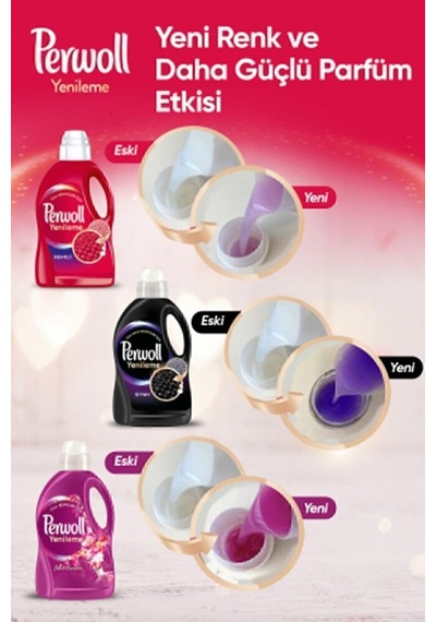 Perwoll Hassas Bakım Sıvı Çamaşır Deterjanı 2x54 Yıkama Siyah & 2950 ML