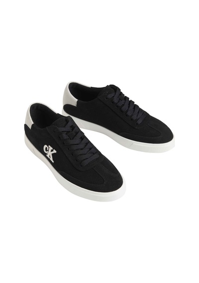 Calvin Klein Kadın Marka Logolu Günlük Kullanıma Uygun Siyah-beyaz Sneaker Hw0hw03144 0gm